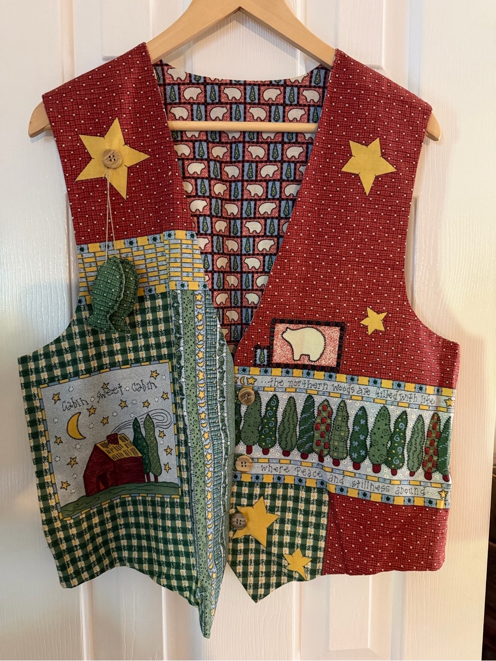 Whimsical Handmade Vintage Vest
